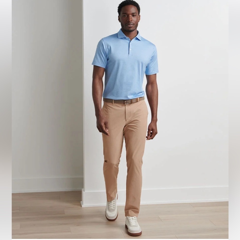 Men’s Peter Millar Surge Performance Trouser- Tan- 33X28